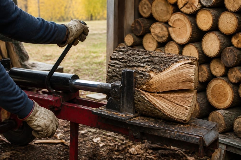 Fendeuse à bois manuelle : 7 critères pour fendre sans s'épuiser